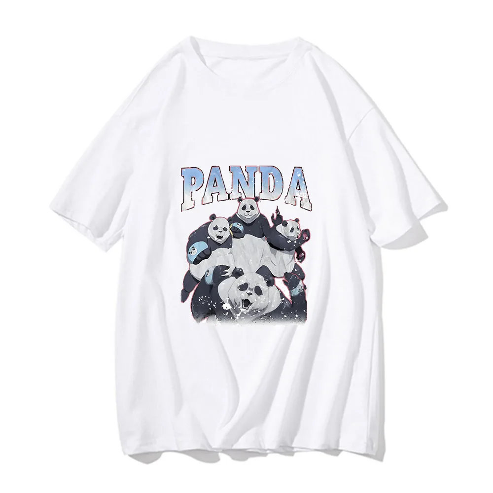 

Jujutsu Kaisen Panda Fashion T Shirt Men Cute Kawaii Casual Tops High Street Summer Short Sleeve Clothing Male Outfits Creative