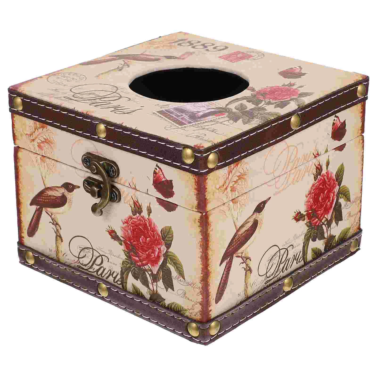 

Paper Box Home Adornment Bracket Tissue Container Holder Creative
