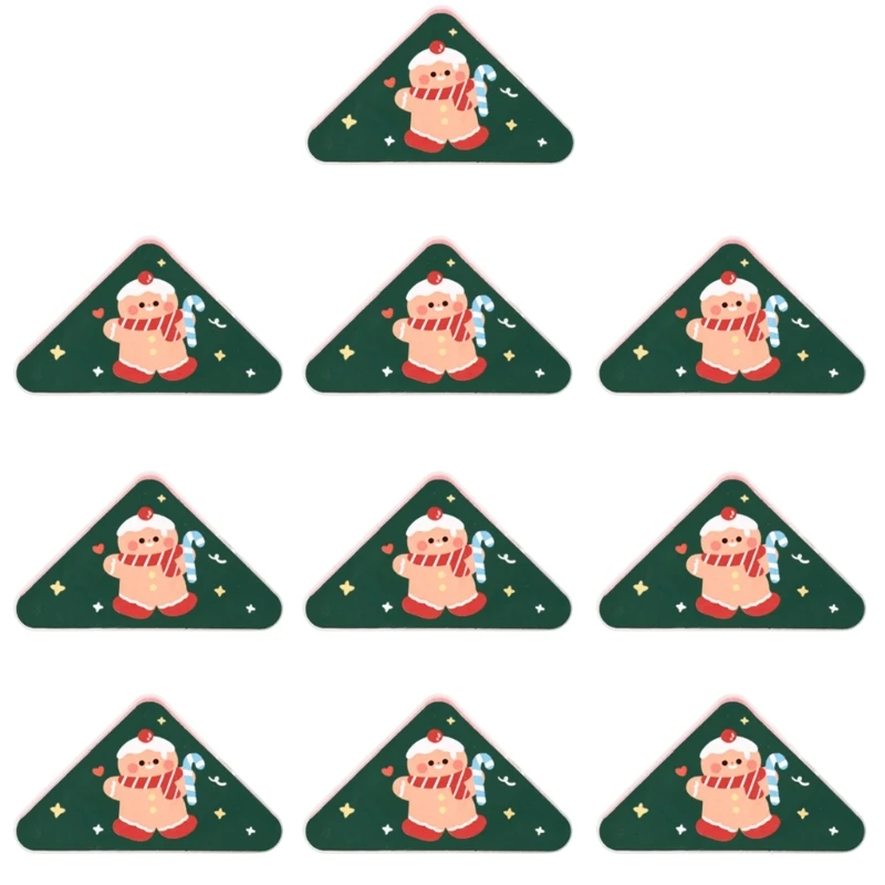 Многофункциональный зажим для документов 10 шт. треугольный угловой страницы