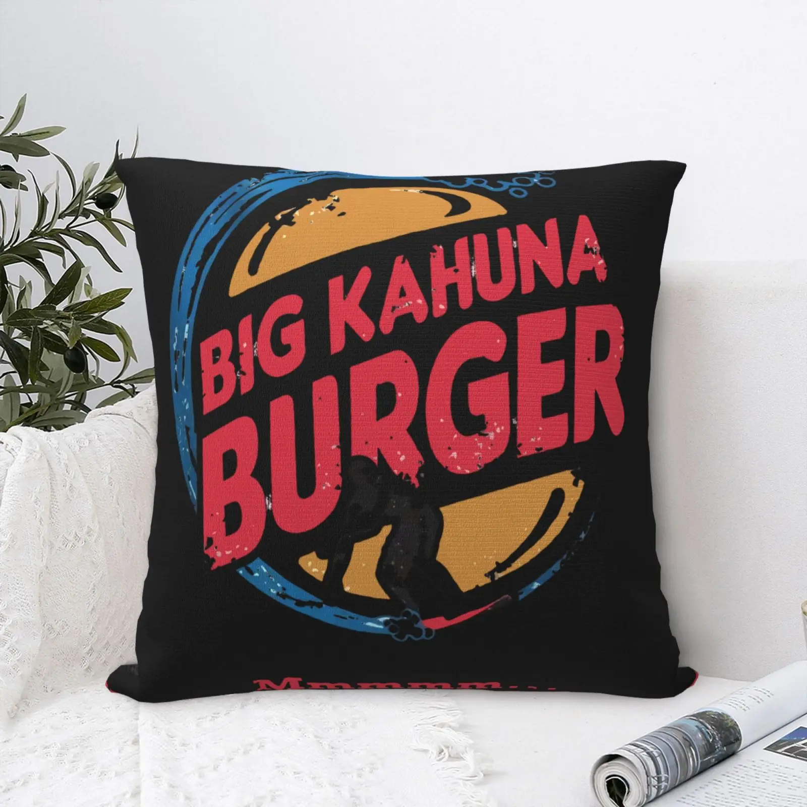 

Большая подушка Kahuna с изображением бургера целлюлозной фантастики Квентин 5896 наволочки для подушки большой винтажный Чехол для дивана нав...