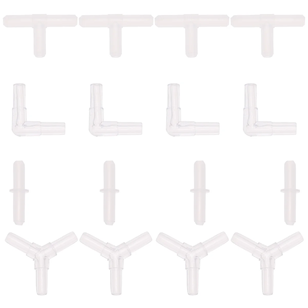 

Aquarium Air Accessories Tubepumptank Splitter Fish Connectortubing Pipe Airline Fitting Co2 Check Connectors Black Hose