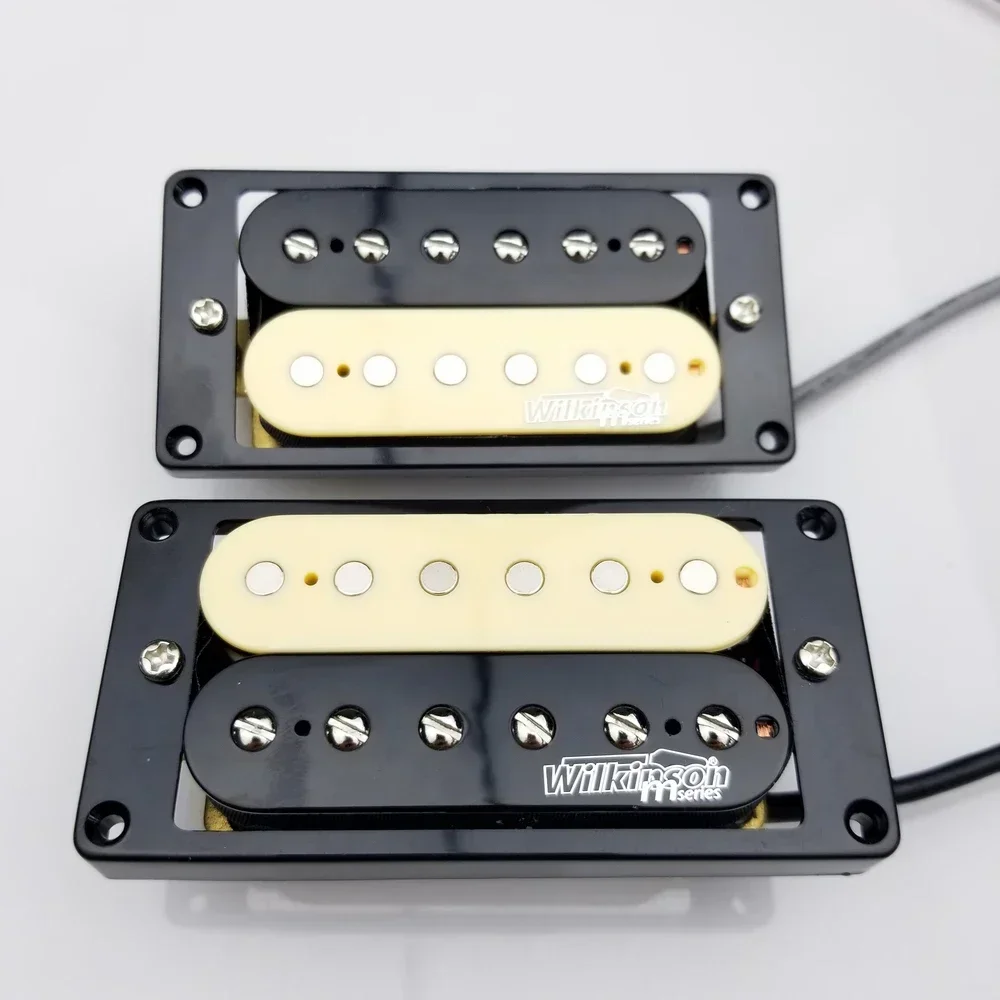 Фото Лидер продаж — набор звукоснимателей Wilkinson WOHZB Zebra Humbucker — звукосниматели для электрогитары Alnico 5, №1