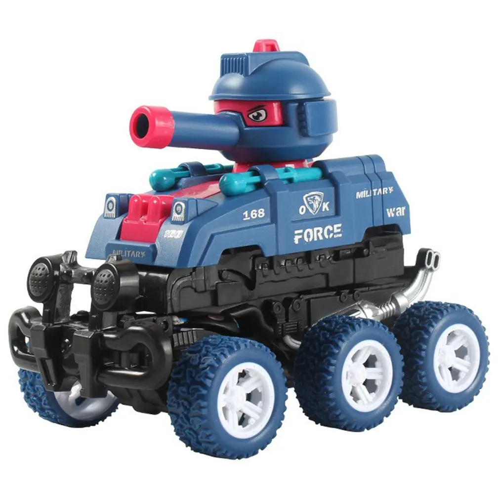 

Запуск Танк деформированный мультфильм внедорожник передача инерция автомобиль удар деформация автомобиль экшн-фигурки крутой Декор Авто...