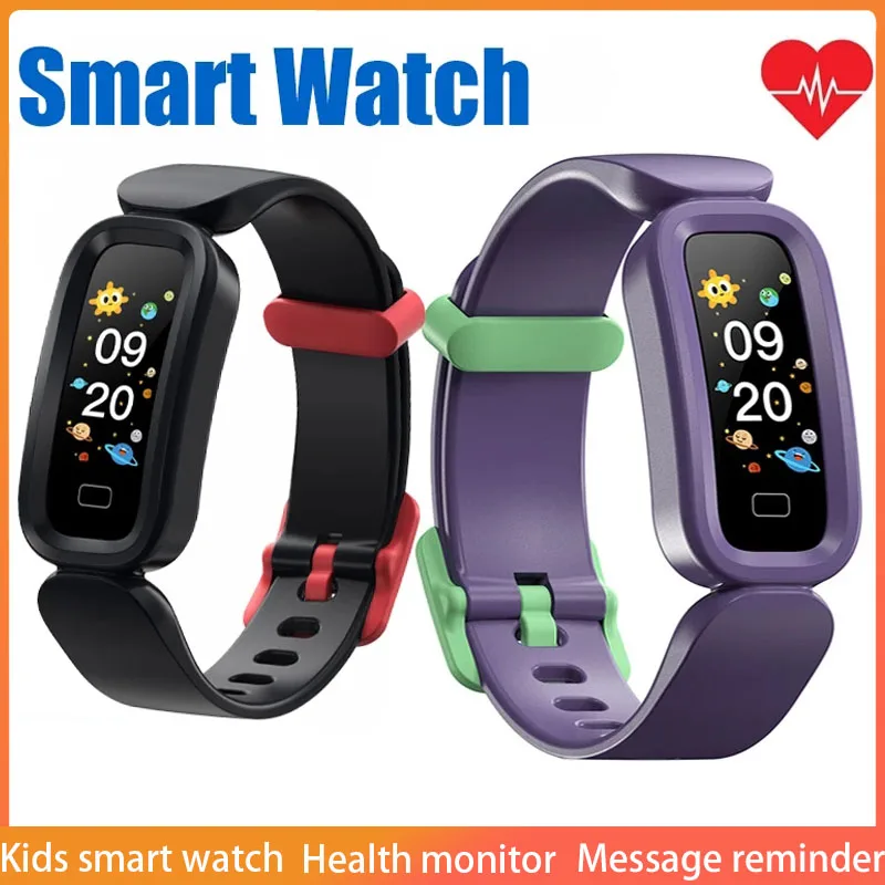 

2022 Xiaomi Children Smart Watch Kids Bracelet Alarm Clock Heart Rate Sleep Monitor Smartwatch Bluetooth Sports Pedometer