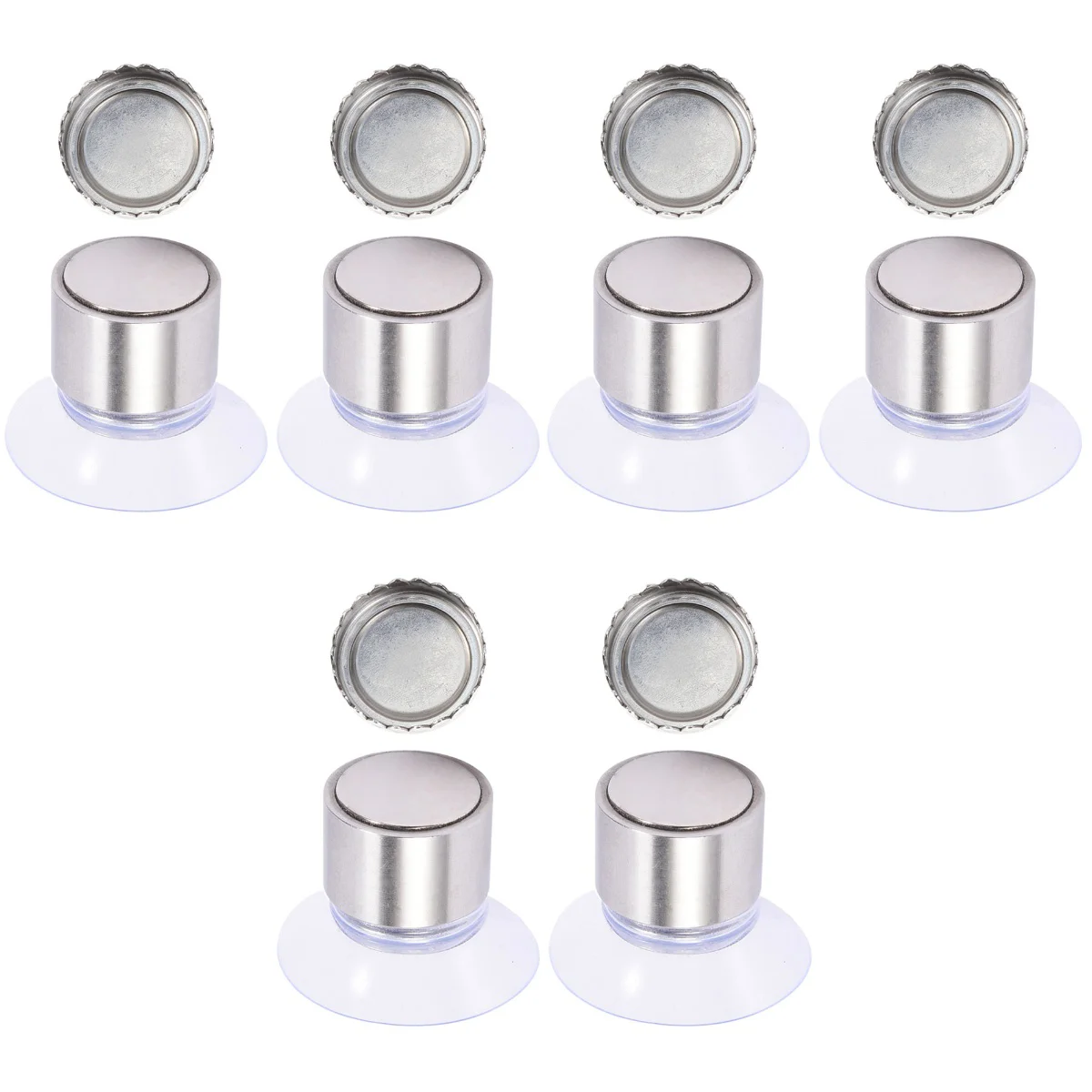 

6 Sets of Magnetic Soap Holders Soap Organizer Punch Free Soap Suction Rack