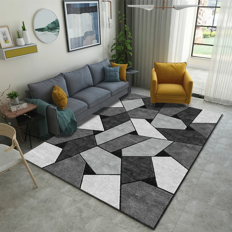 

Nordic Style Living Room Sofa Large Area Covered with Carpet Bedroom Decor Porch Floor Mat Home Textile Decoration Soft Doormat