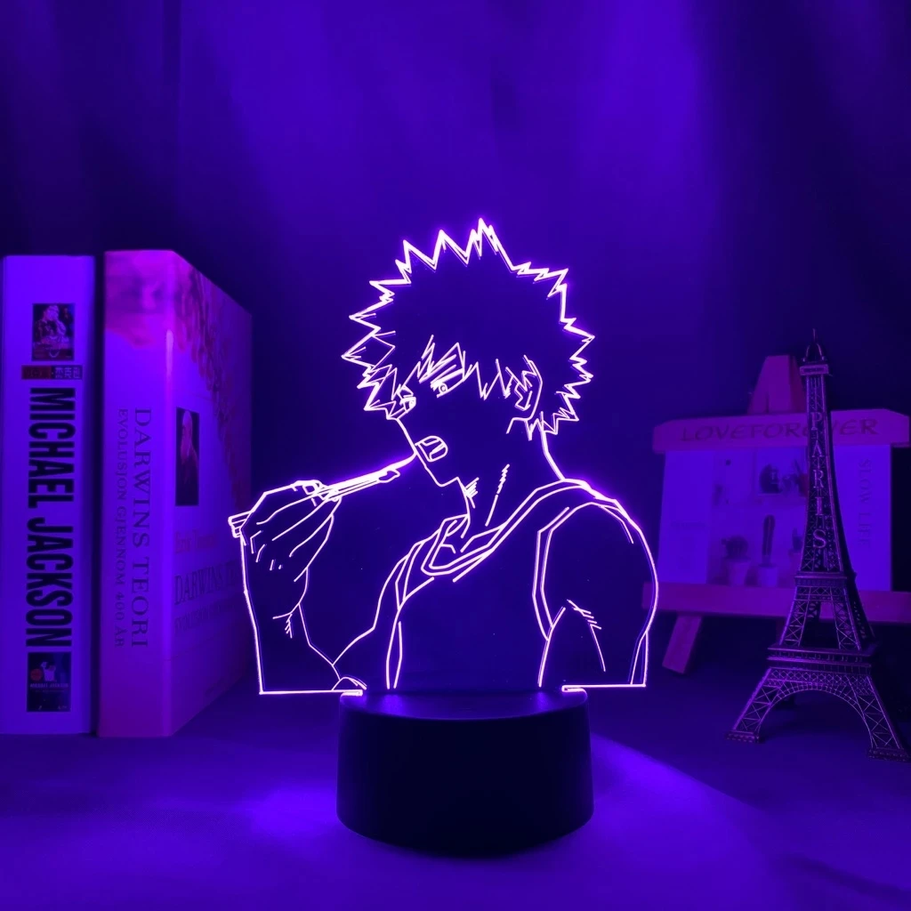 3d Светодиодная Ночная лампа Bakugo