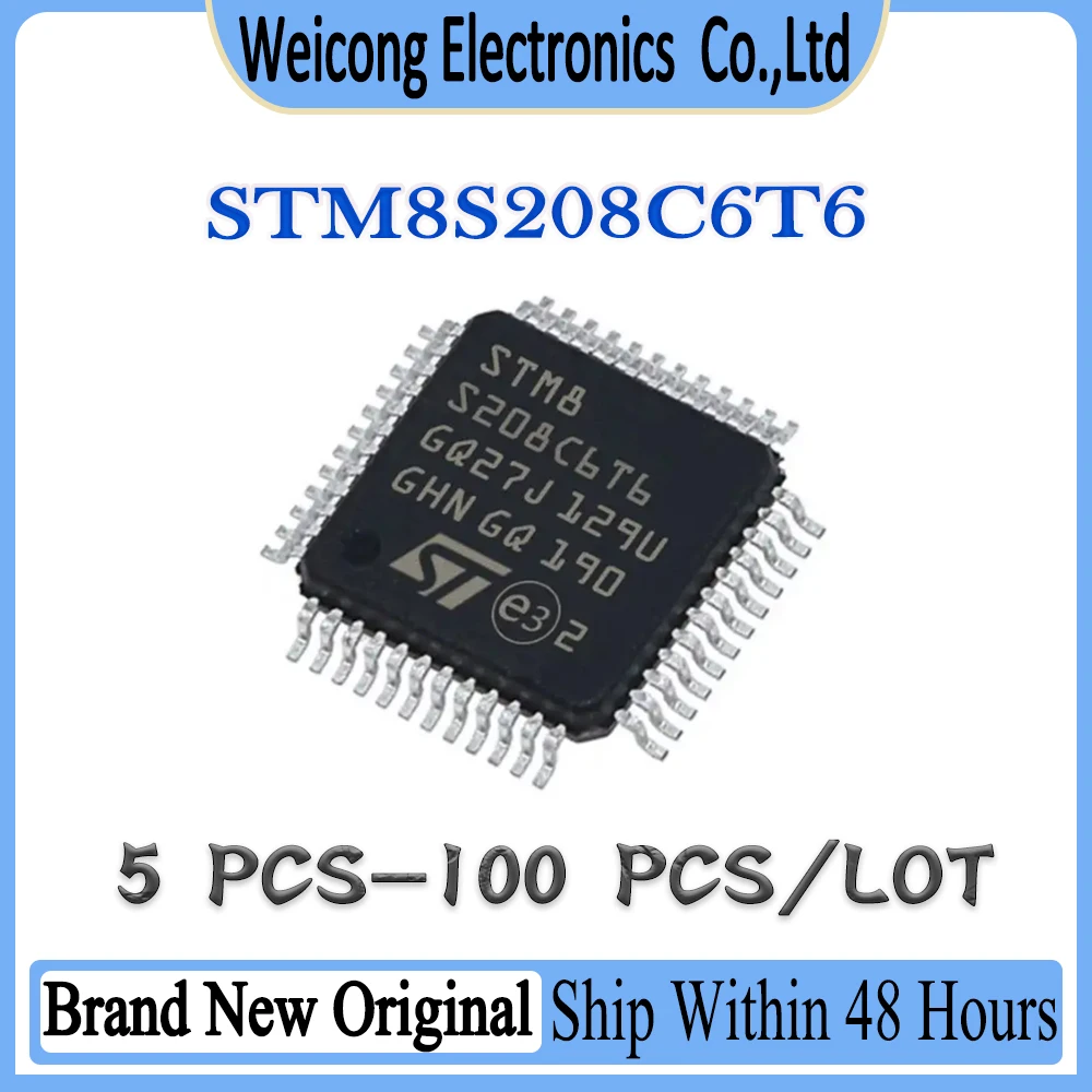 

STM8S208C6T6 STM8S208C6T STM8S208C6 STM8S208C STM8S208 STM8S20 STM8S2 STM8S STM8 STM ST IC MCU Chip LQFP-48