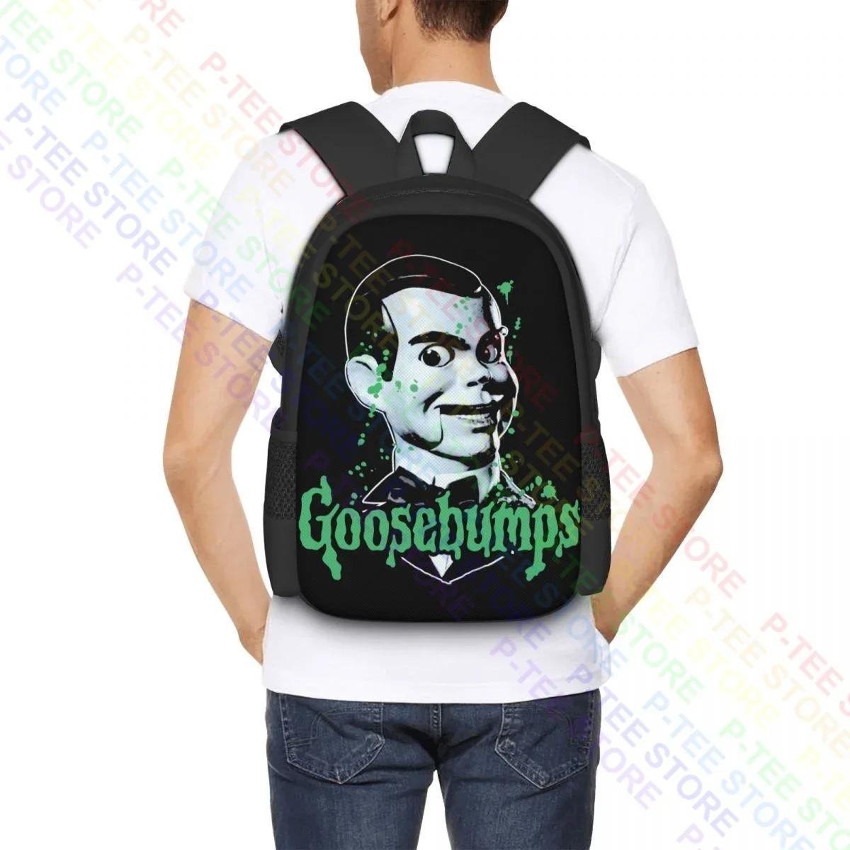 Рюкзак Goosebumps Slappy The Dummy 1993 большая вместительная сумка для гимнаста с принтом