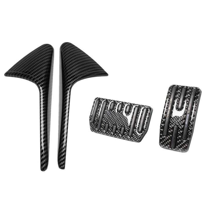 

Наклейки на автомобильную камеру, накладка на крышку камеры с 2 шт., автомобильный комплект педали тормоза топлива для Tesla Model 3/ Y 2021