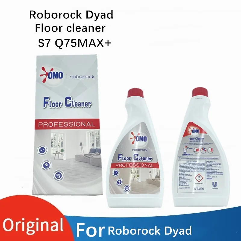 

480ML Original Roborock Accessories Floor Cleaning Liquid Suit for Roborock Dyad And Roborock S7,99.9% Antibacterial, Non-toxic