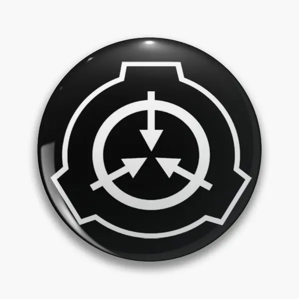 

Scp Symbol Black Customizable Soft Button Pin Collar Metal Clothes Creative Jewelry Cartoon Cute Brooch Lapel Pin Hat Decor