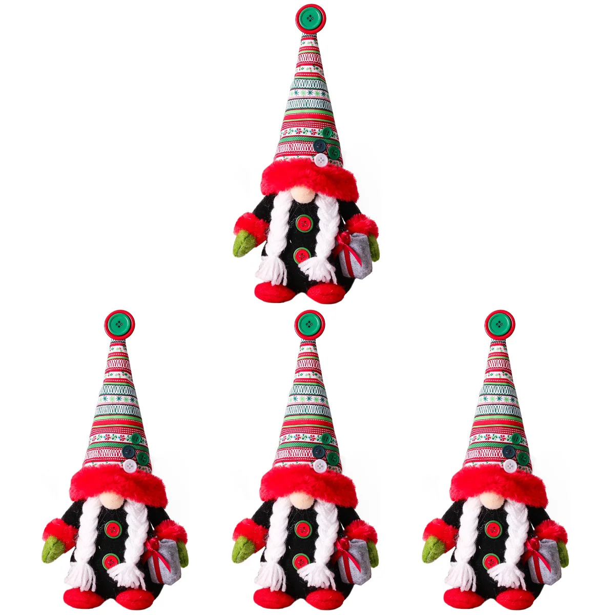 

4pcs Christmas Gnome Christmas Ornament Scandinavian Festival Gnome
