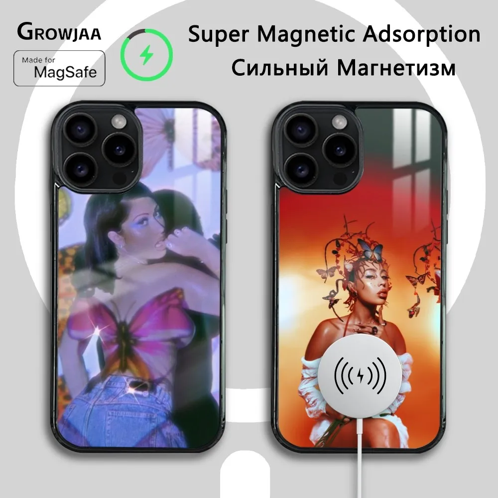 Чехол для телефона K-Kali U-Uchis Singer iPhone 16 15 14 13 12 11 Pro Max Plus Mini Magsafe Mirror беспроводной