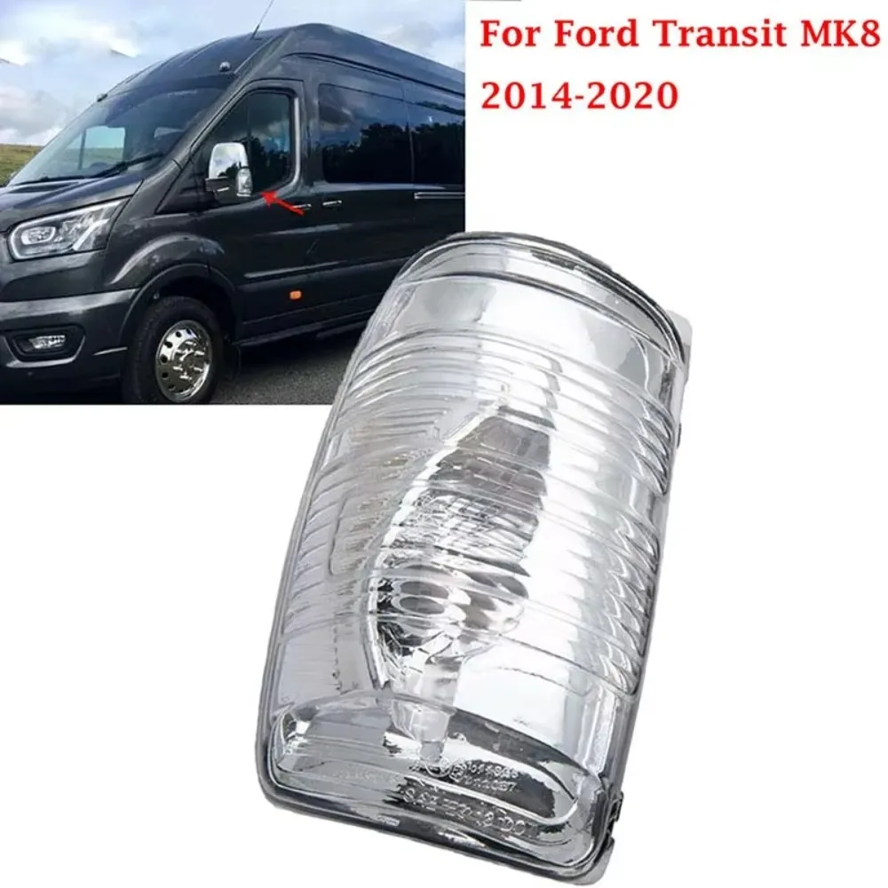 Фото Для Ford Transit MK8 2014-2022: Прозрачная крышка/корпус указателя поворота для бокового зеркала заднего вида №3
