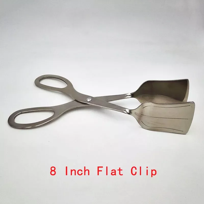 

8 Inch Barbecue Tool BBQ Tongs Roti Grill Barb Tool Buffet Cooking Serving Clip Tong Food Salad Fruits Tong