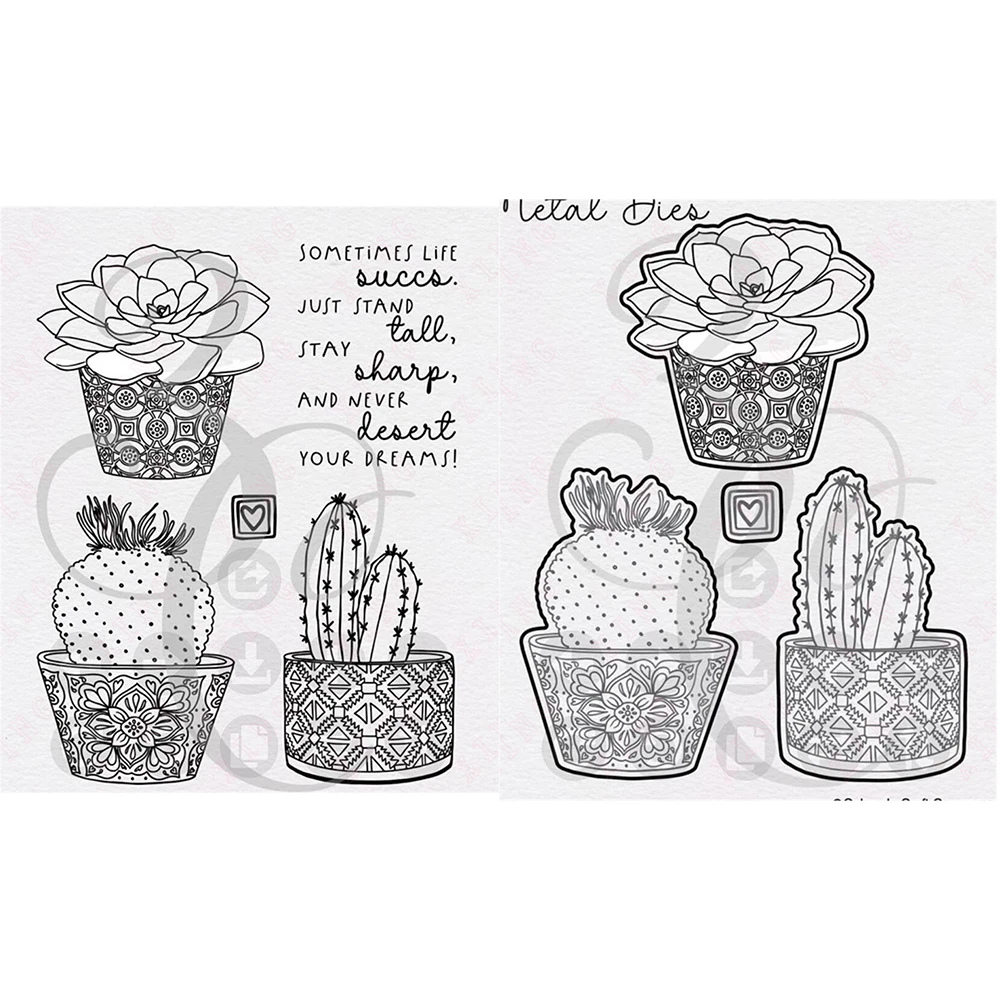 

Kris Lauren Stay Sharp New Metal Cutting Dies Silicone Stamps Set Scrapbook Diy Decoration Embossing Album Card Craft Templates