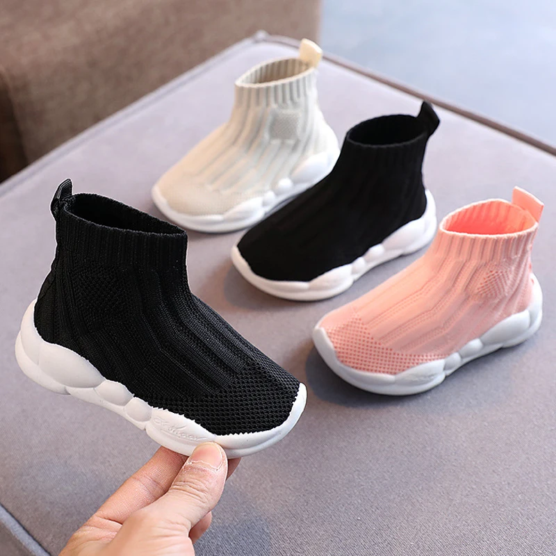 For Boys Girls Casual Sport Sock Sneakers 2-6 Years Children