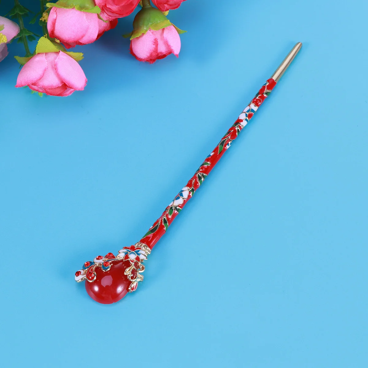 

Hair Hairpin Stick Women Chinese Pin Vintage Chopsticks Chignon Piece Wooden Ancient Jade Girls Wood Decorative Sticks