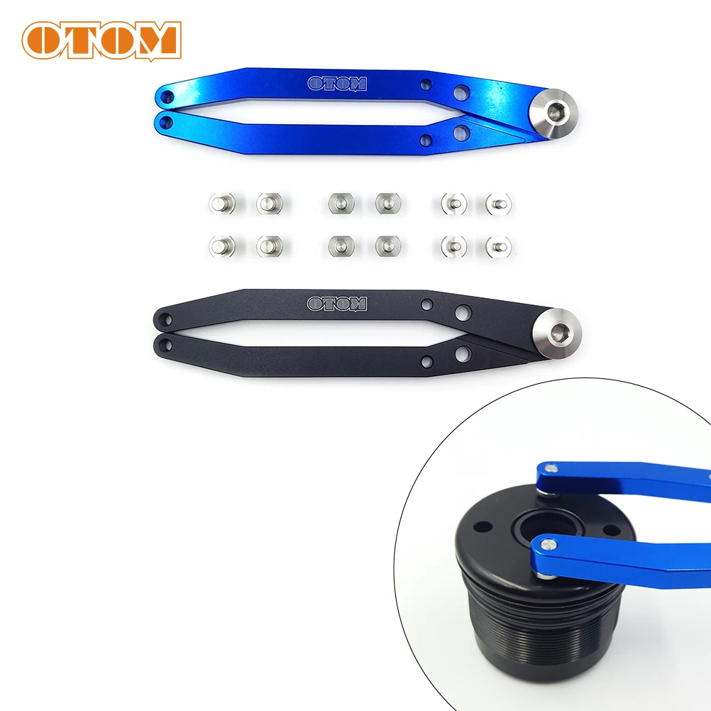 OTOM Motorcycle Rear Shock Absorber Oil Filter Cap Remover Wrench CNC 3 Specifications Universal Disassembly Maintenance Tool