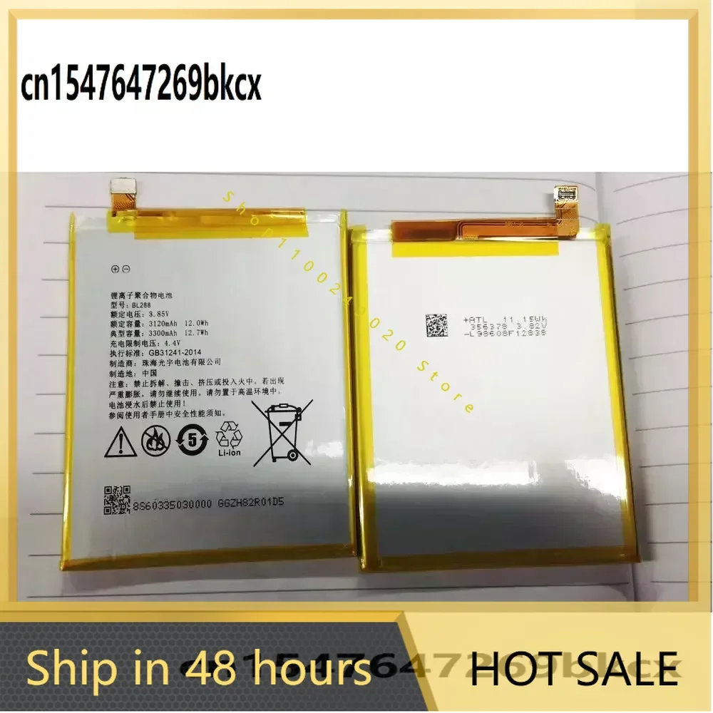 Аккумулятор BL288 3 8 В 3300 мАч для телефона Lenovo Z5 L78011 L78012