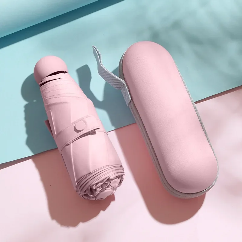 Женский солнцезащитный мини-зонт 18 см