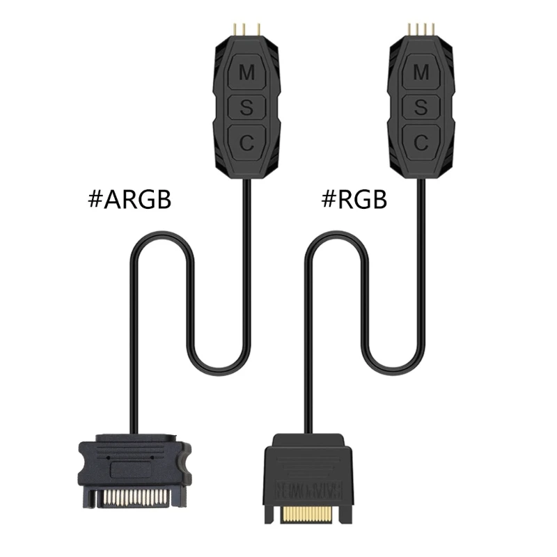 

Компьютер для корпусного вентилятора Интеллектуальный контроллер ARGB RGB для измерения температуры интеллектуального