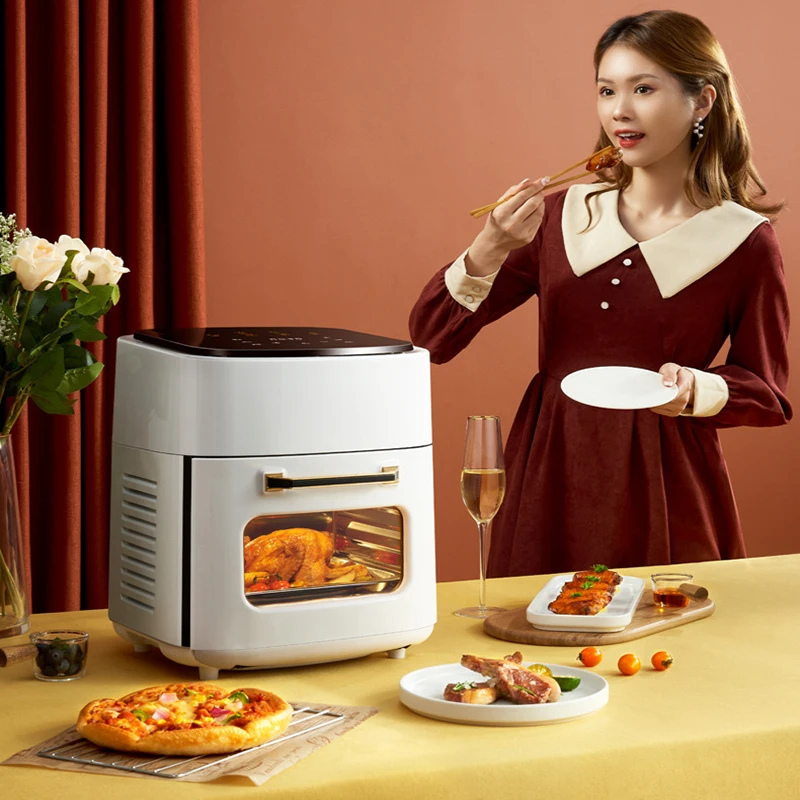 15L Air Fryer, Rotisserie and Convection Oven, Air Fry, Roast, Bake, Dehydrate and Warm, 1400W Electric Oven