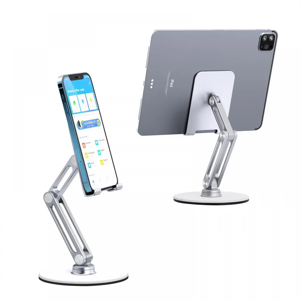 

Desktop Mobile Phone Stand Folding Universal Lazy Holder Aluminum Alloy Phone Accessories Tablet Holder For Iphone/ipad/xiaomi