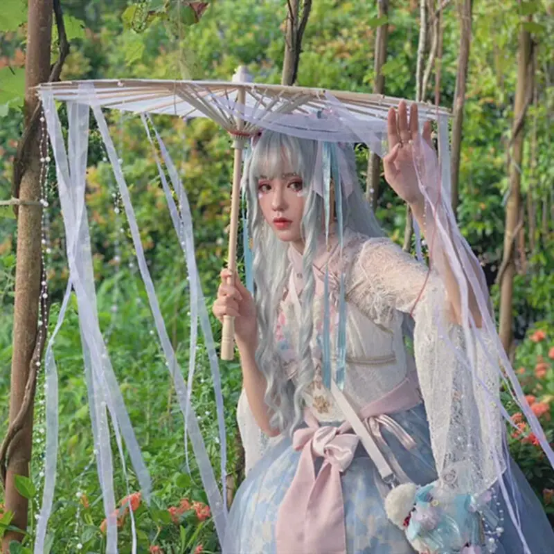 

Декоративный шелковый зонтик Aprilis Garden