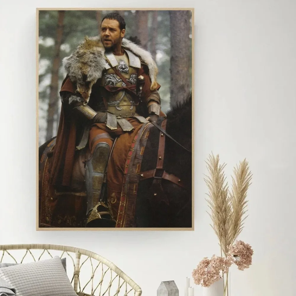 Постер-гладиатор в древнем римском стиле сделай сам винтажный кинопостер