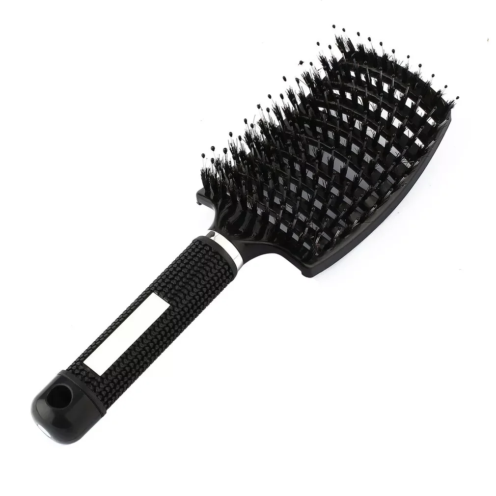 

Hair Comb Scalp Massage Comb Bristle & Nylon Hairbrush Wet Curly Detangle Hair Brush for Salon Hairdressing Styling Tools