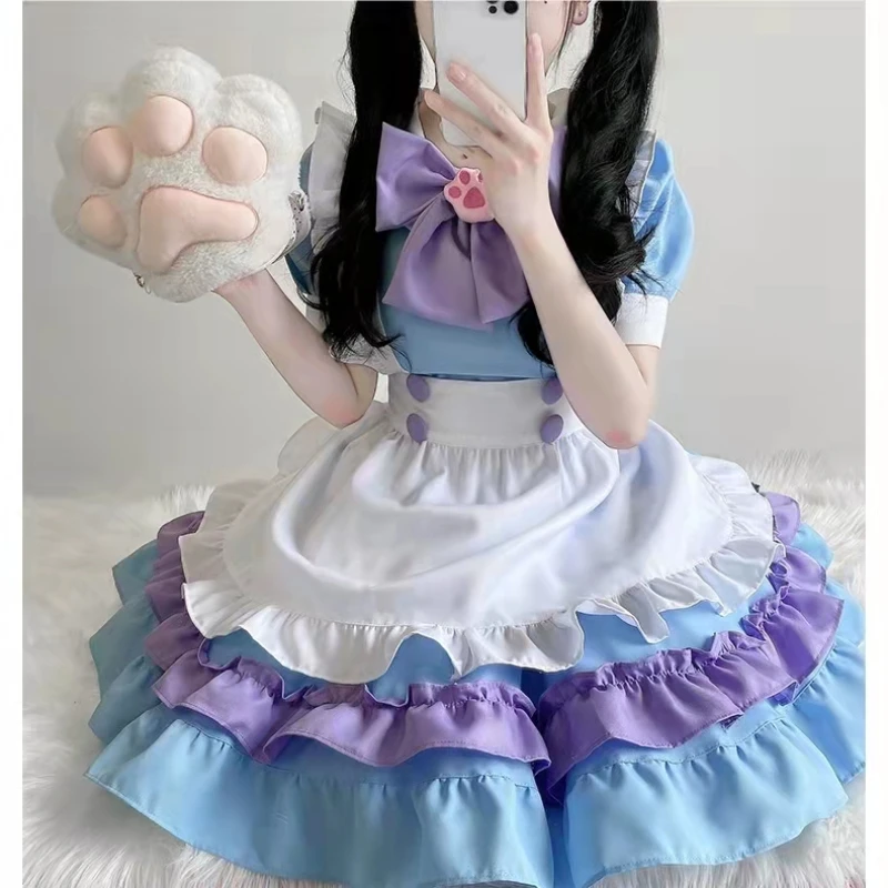 

Schoolgirl Cosplay Costume Plus Size Lolita Maid Uniform Sexy Lingerie Dress Animation Show Miad Outfits Student Kawaii Clothing