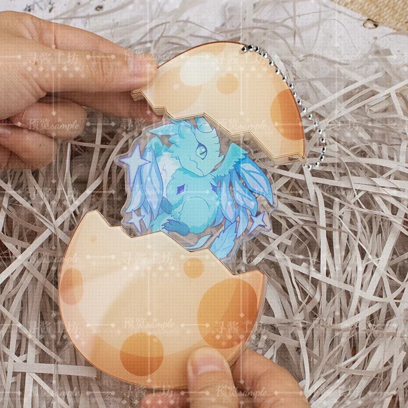 Оригинальный брелок для косплея Genshin Impact Natlan Dragon Tepetlisauri koholasaurus Yumkasaur акриловый