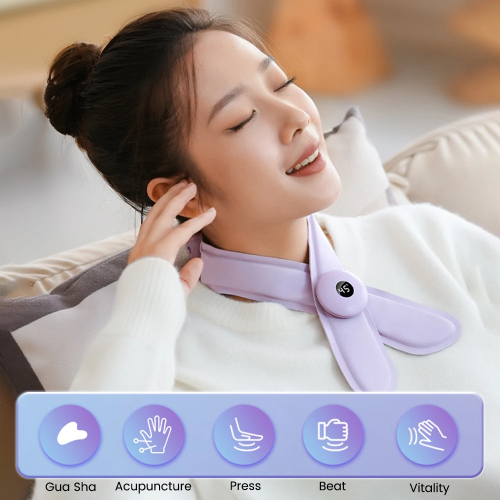 

Электронный массажер для шеи с функцией снятия симптомов боли