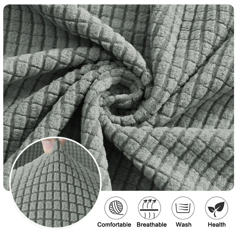 Чехол для игрового стула однотонный мягкий эластичный чехол на компьютерное