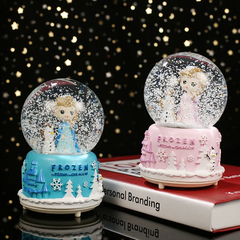 

Automatic Rotating Glass Music Box Snow Snow Crystal Ball Girls Room Bedroom Fantasy Decoration Gift Ornaments