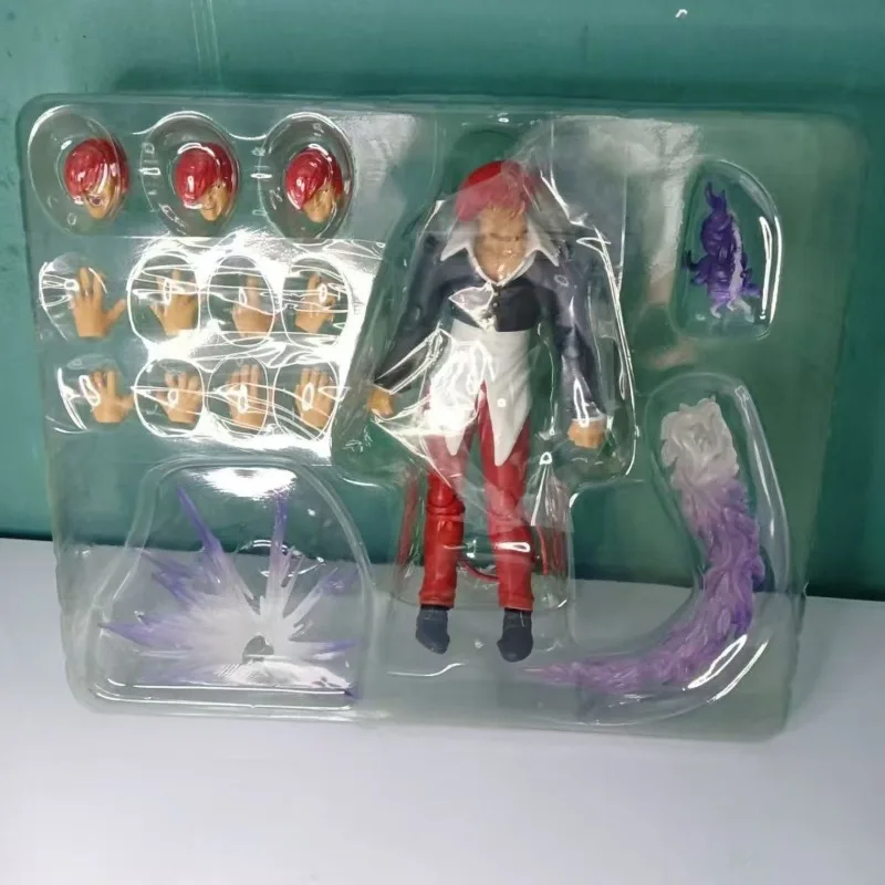 King Of Fighters ➘ Аниме Фигурки Iori Yagami Фигурка Штормовая игрушка Статуя