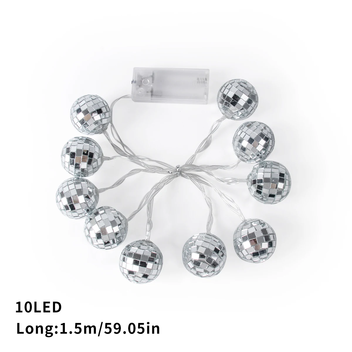 1 5 м зеркальный диско-шар гирлянда 70 80-х годов диско-вечеринка свет для взрослых