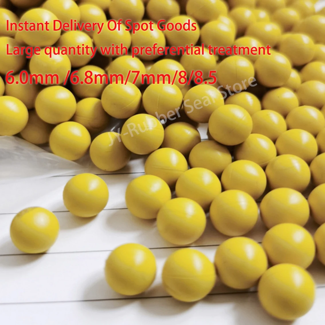 

5/10/20/50/100 шт., круглые резиновые шарики, диаметр 6 мм, 6,8 мм, 7 мм, 8 мм, 8,5 мм