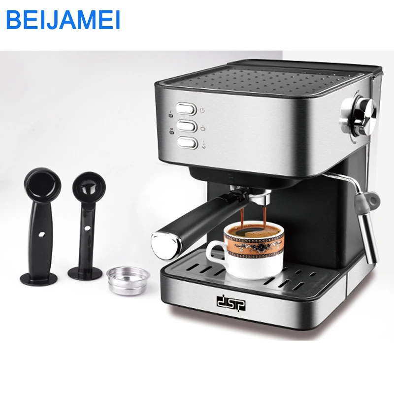 Espresso machine home office small semi-automatic steam stick milk foam machine one coffee machine