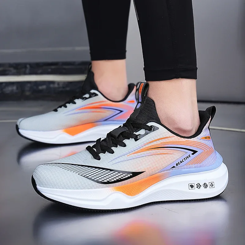 Популярные мужские сетчатые повседневные кроссовки дышащая удобная обувь для