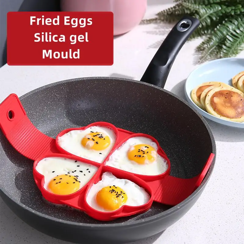 Novel Kitchen Accessories Silicone Fried Eggs Mold For Baking Cooking Pancake Pastry Mould Innovative Kitchen Utensils Gadgets