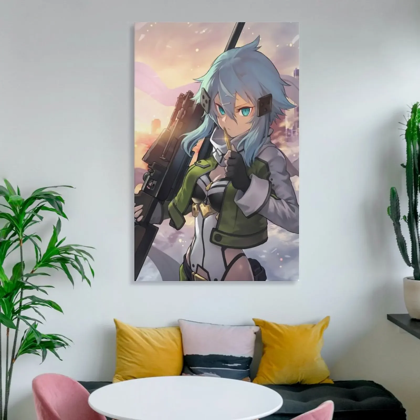 Если меч искусство онлайн аниме Waifu Холст Картина настенное украшение живопись