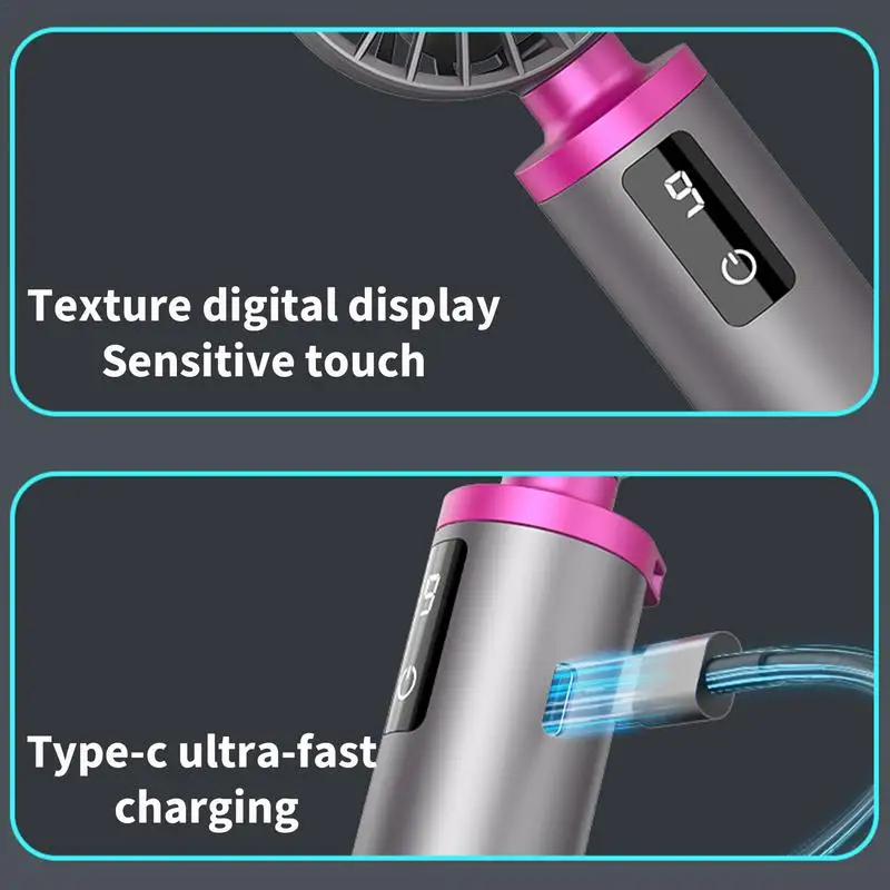 Ручной мини-вентилятор с 9 передачами скорость ветра портативный карманный