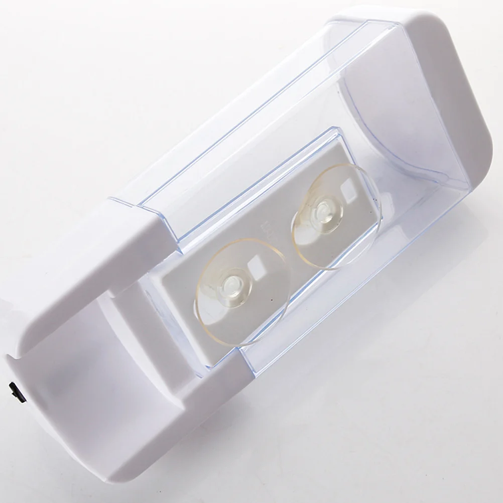 

2 Pcs Toothpaste Dispenser Wall Mounted Soap Hanging Container Wash Your Phone White Bathroom accessories