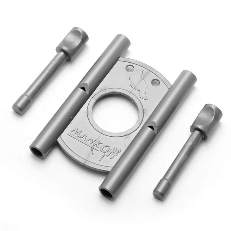 Манок Mankoff на рябчика двойной пластик цвет серый |