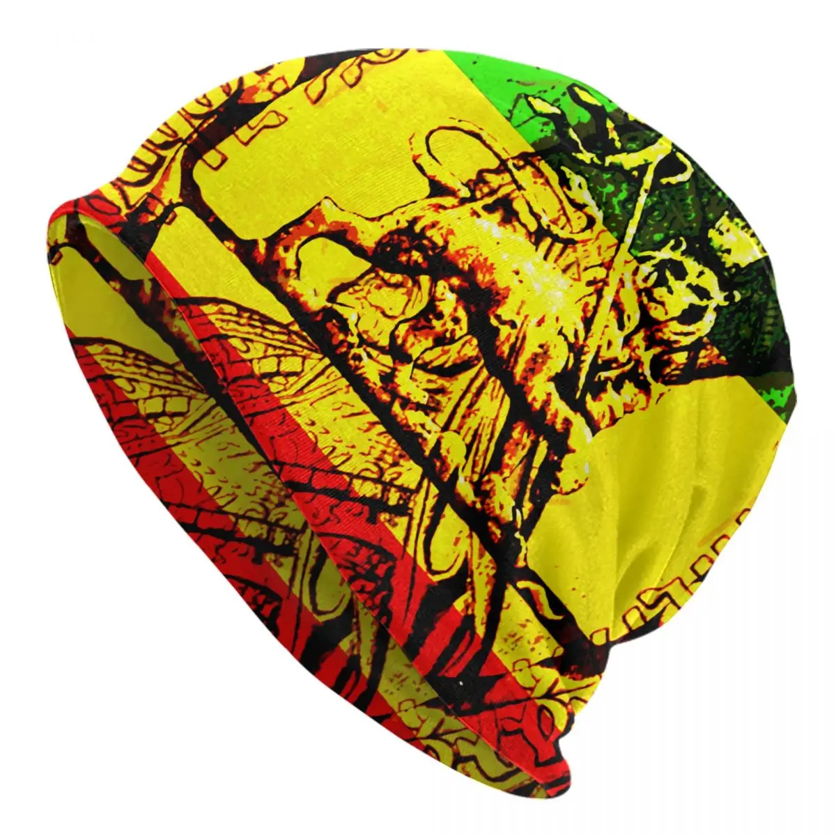 

Rasta Lion Of Judah Bonnet Hats hip hop cap R321 Funny Unisex Skullies Beanies Caps Knit Hat Bonnet Hats
