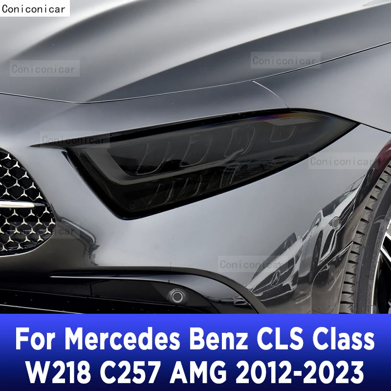 

Car Headlight Protective Film Taillight Smoked Black Sticker For Mercedes Benz CLS Class W218 C257 AMG 2012-2023 Accessories