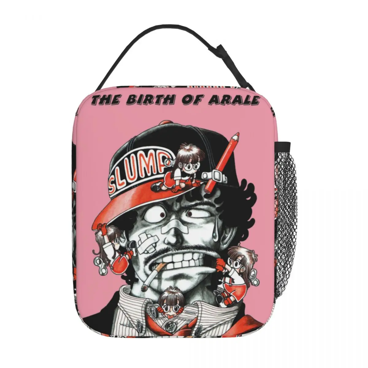 

Термоизолированная обеденная сумка Dr Slump Arale Senbei Norimaki для школы, портативная коробка Dr.Slump для ланча, охладитель, термоконтейнер для еды